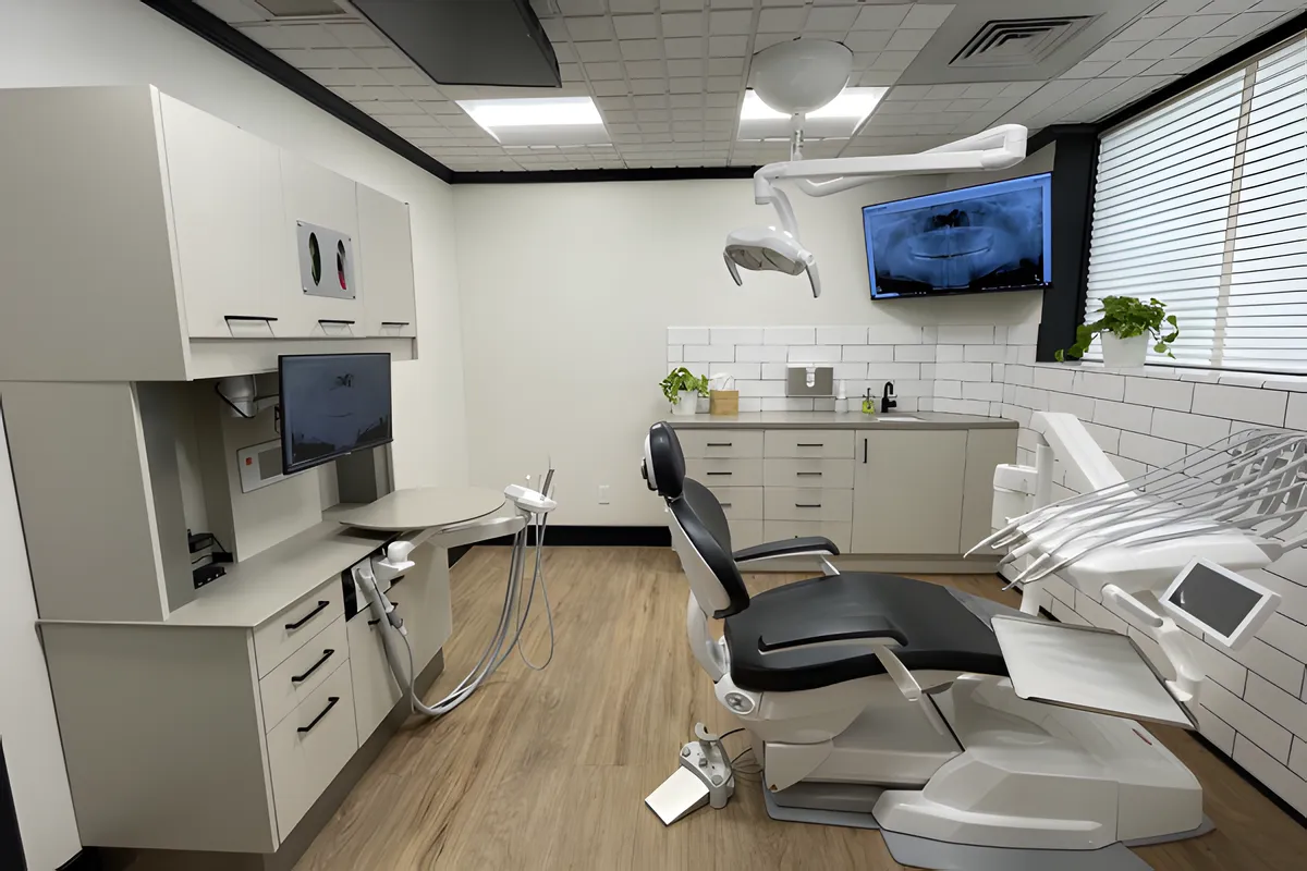 A second treatment room at Hill Family Dental